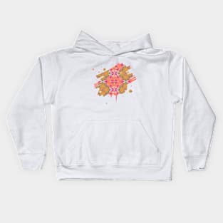 Pink Butterflies Kids Hoodie